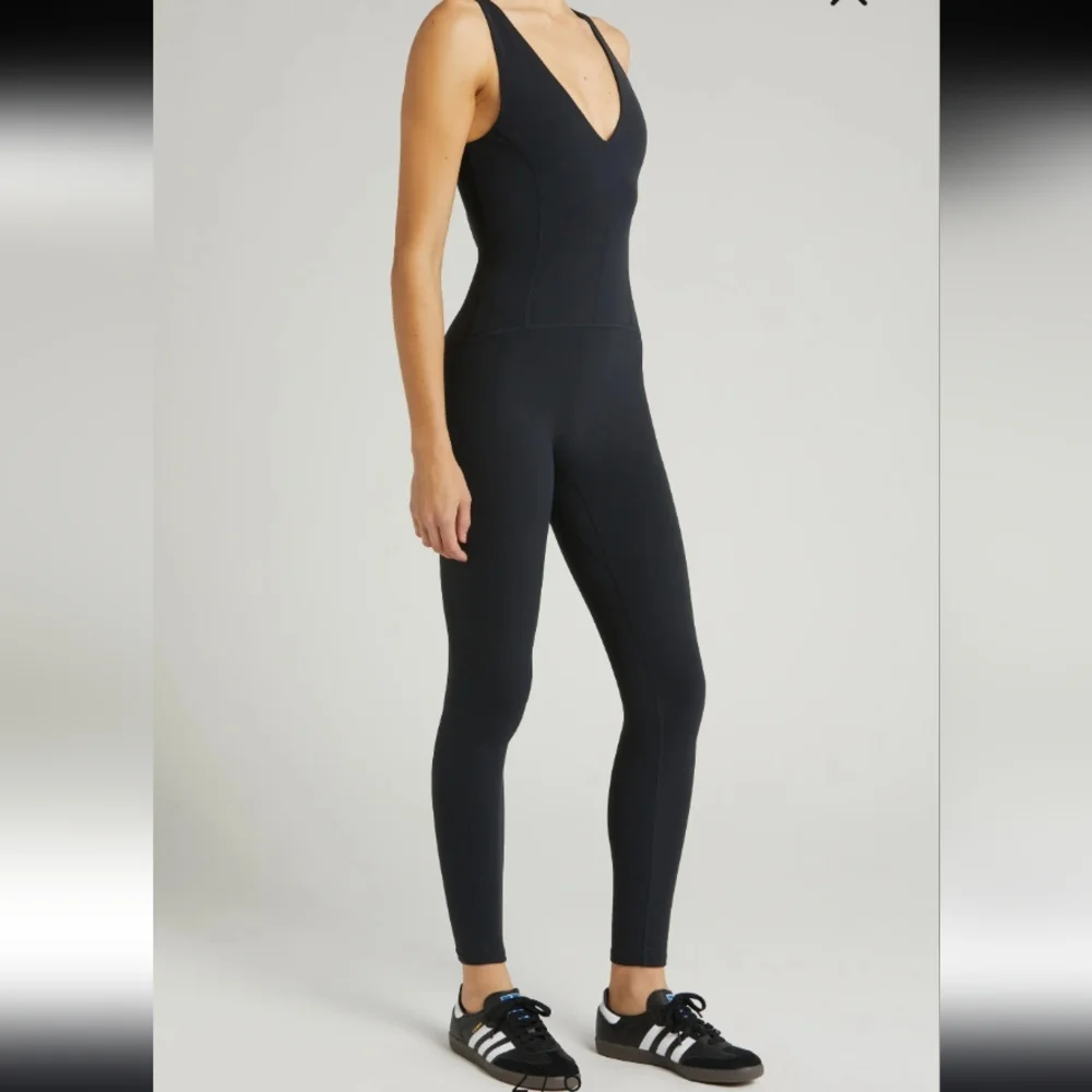 NWOT FP Movement Never Better Strappy Back Jumpsuit Size Large - Picture 2 of 8